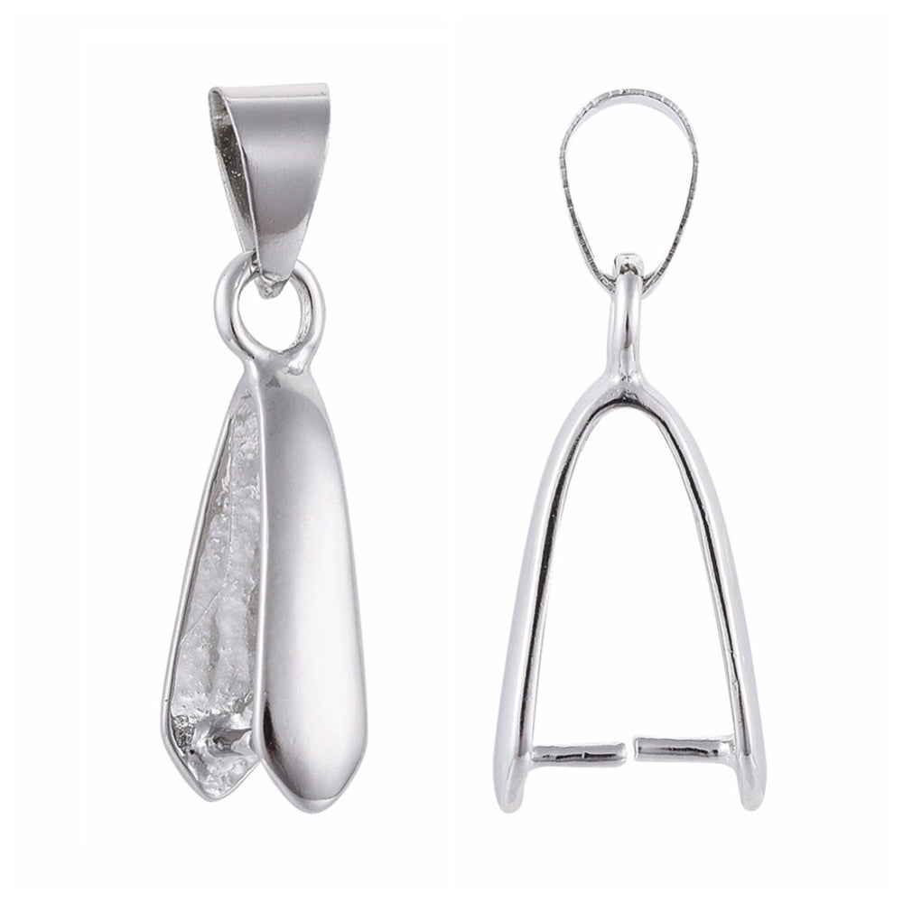 19mm Silver Pinch Bail Pack (2 Bails) P2