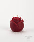 Red Rose Beeswax Candle