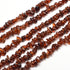 Orange Garnet Chip Bead Strand G18