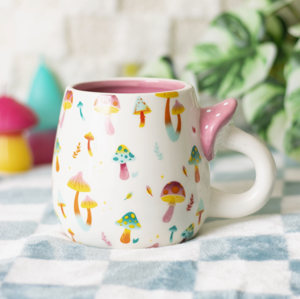 Funky Fungi Mushroom Boxed Coffee Mug