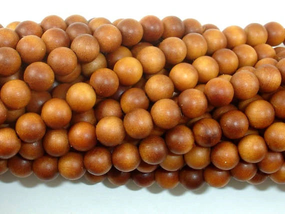 6mm Sandalwood Bead Strand F14