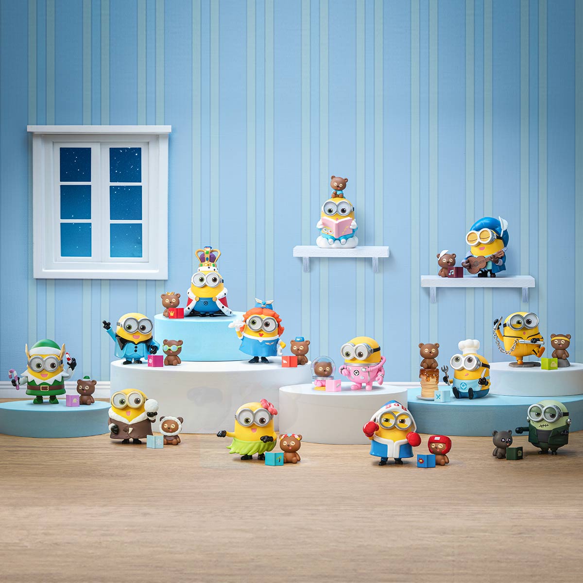 Sept 15 11an EST Minions Bedtime Stories Figurine Blind Box