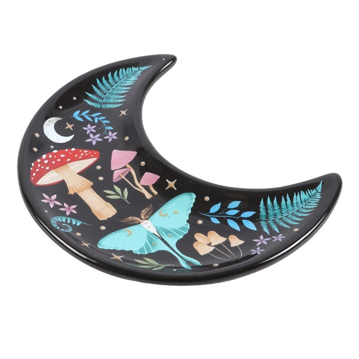 Forest Print Boxed Moon Tray