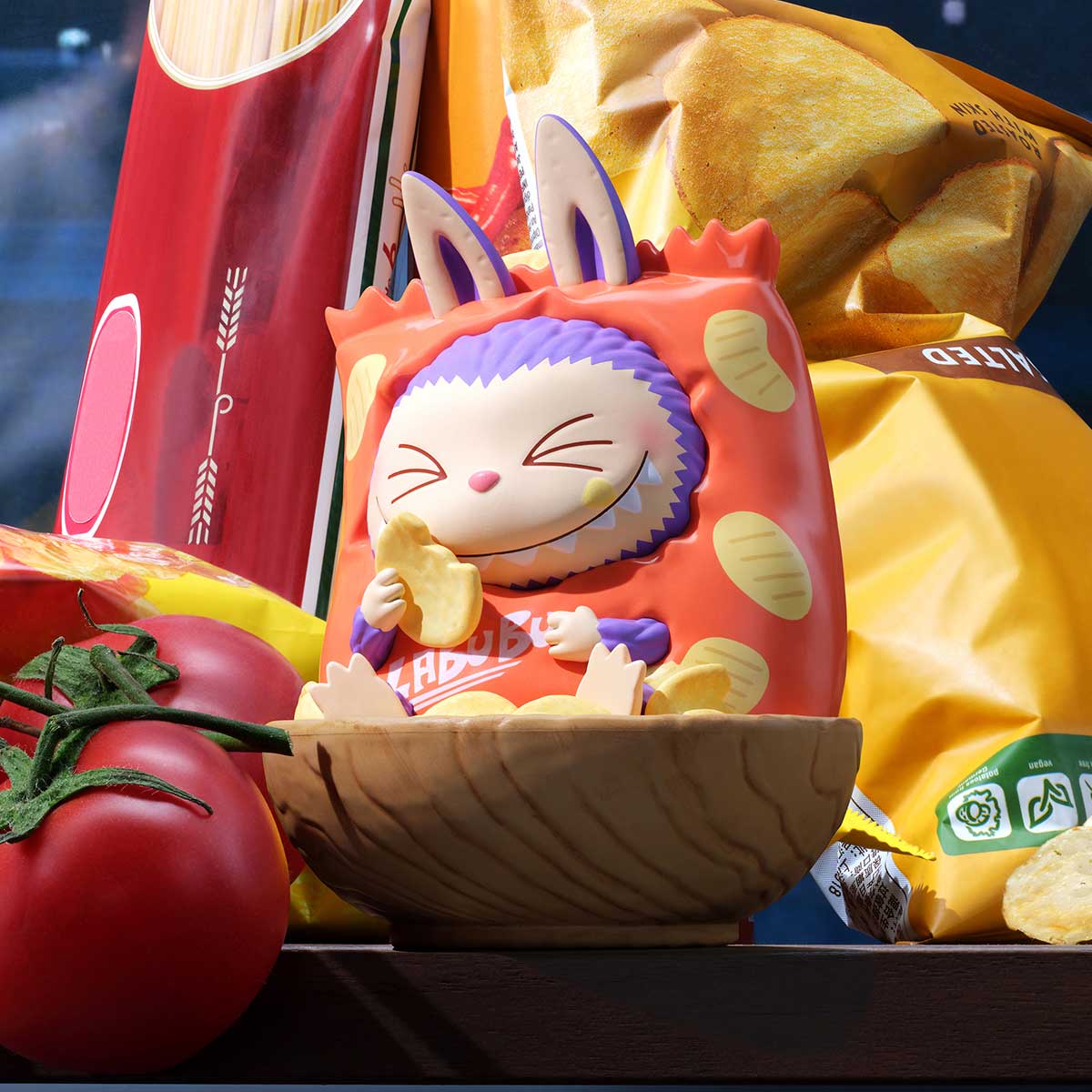 Chips - Monsters Wacky Mart Figurine Blind Box Opened