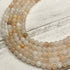 4mm Peach Aventurine Bead Strand T6