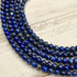 4mm Lapis Lazuli Bead Strand P12