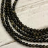 4mm Gold Sheen Obsidian Bead Strand A8