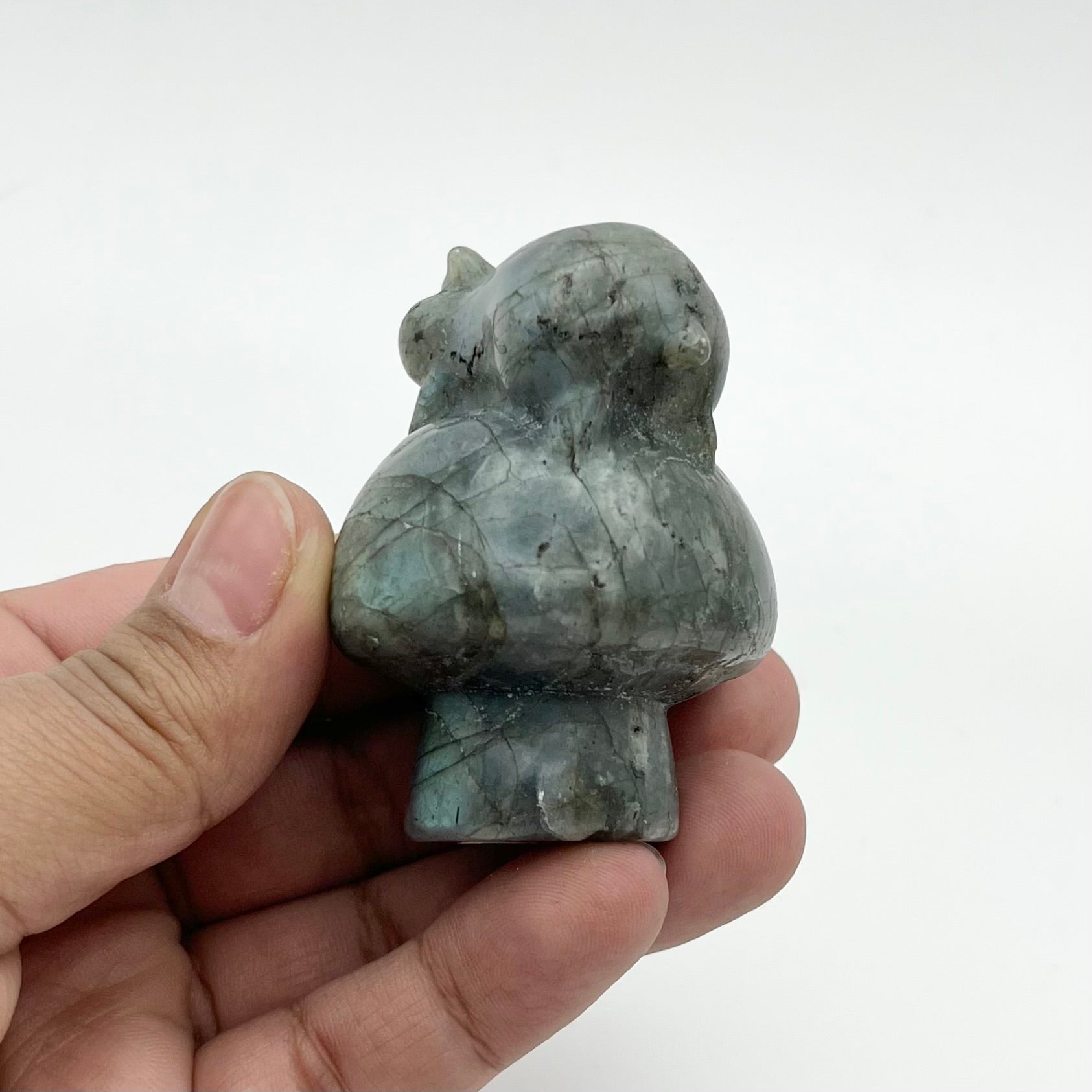 2.5 Inch Labradorite Hamster on Mushroom L58