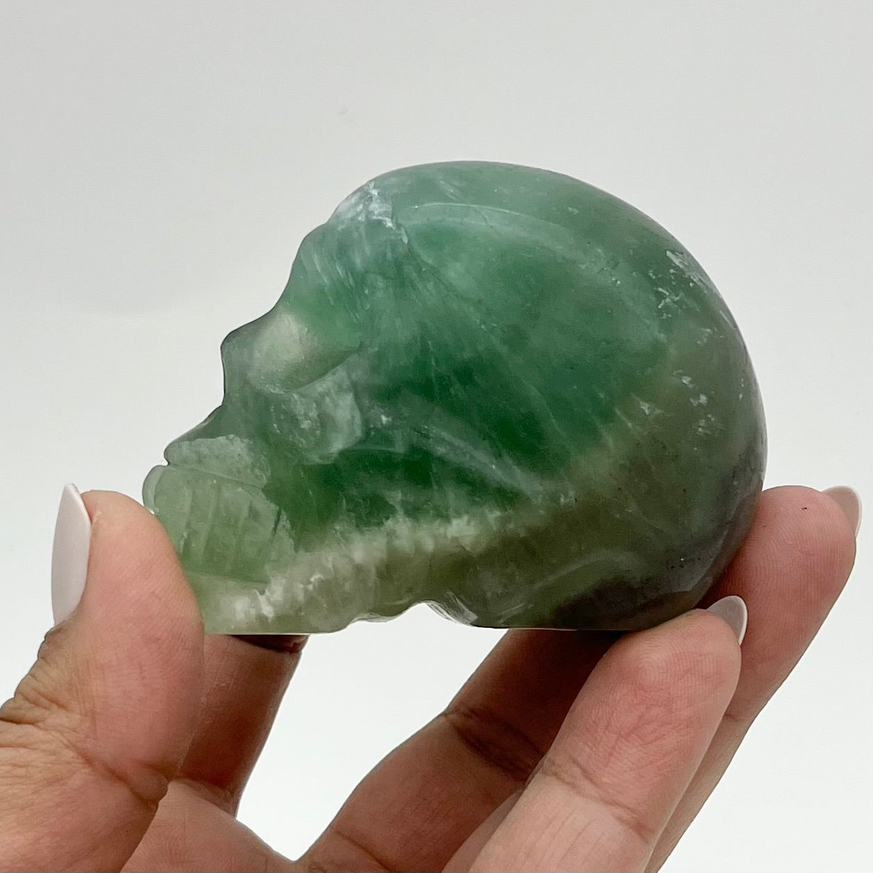 3 Inch Rainbow Fluorite Skull RR85