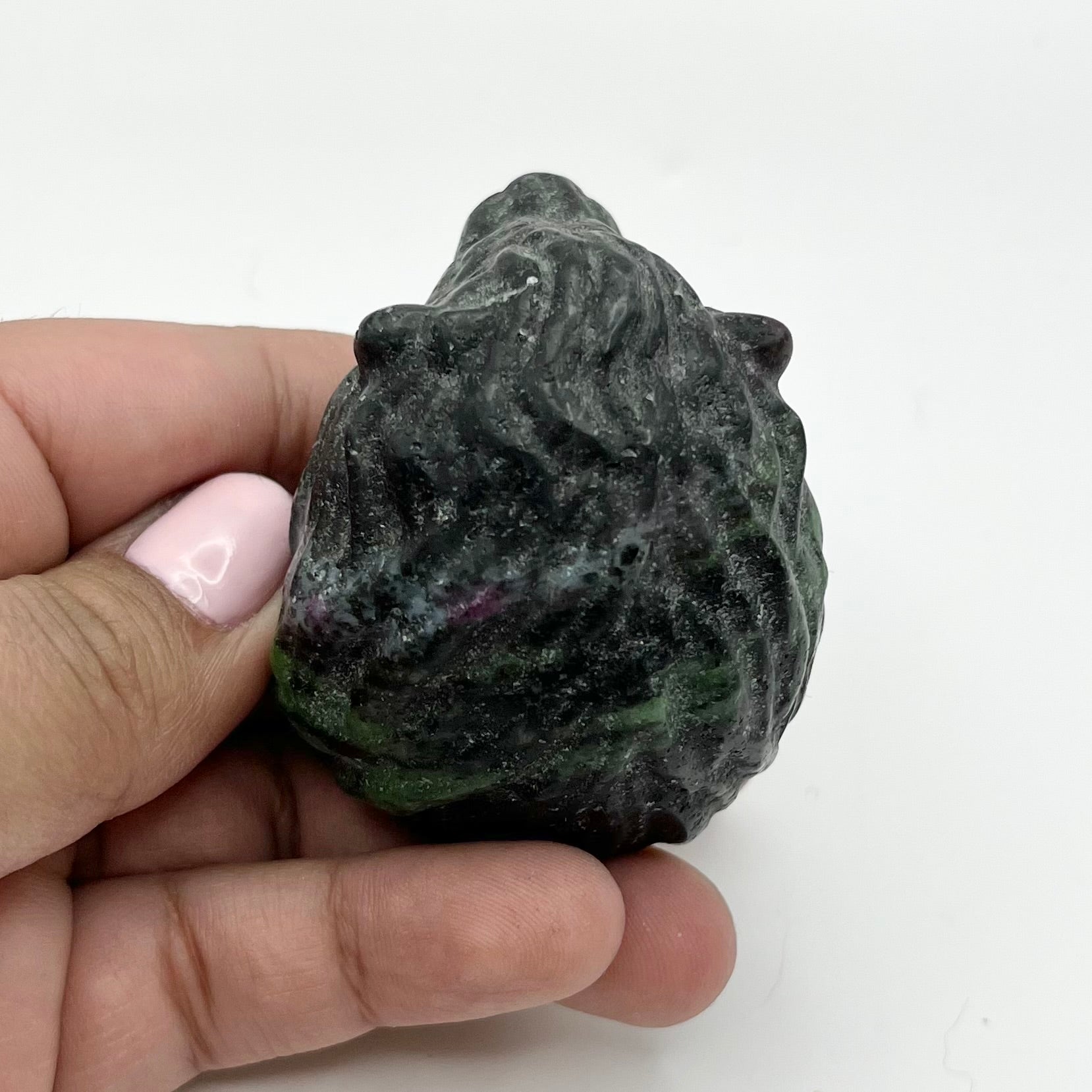 1.75 Inch Ruby In Zoisite Lion Head A48