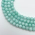 10mm Mint Dyed Chalcedony Bead Strand