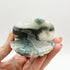2.75 Inch Moss Agate Clam Shell A115