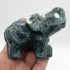 4 Inch Moss Agate Elephant A134