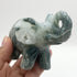 4 Inch Moss Agate Elephant J138