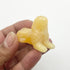 2 Inch Orange Calcite Sphynx Carving