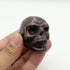 1.5 Inch Brecciated Red Jasper Skull J30