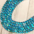 10mm Light Blue Mermaid Glass Bead Strand N14