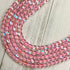 6mm Light Pink Mermaid Glass Bead Strand J10