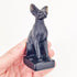 3.75 Inch Obsidian Sphinx Cat Carving