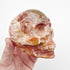 3.75 Inch Fire Ocean Jasper Skull Carving H305
