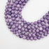 8mm Light Lepidolite Bead Strand