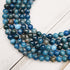 8mm Blue Apatite Bead Strand