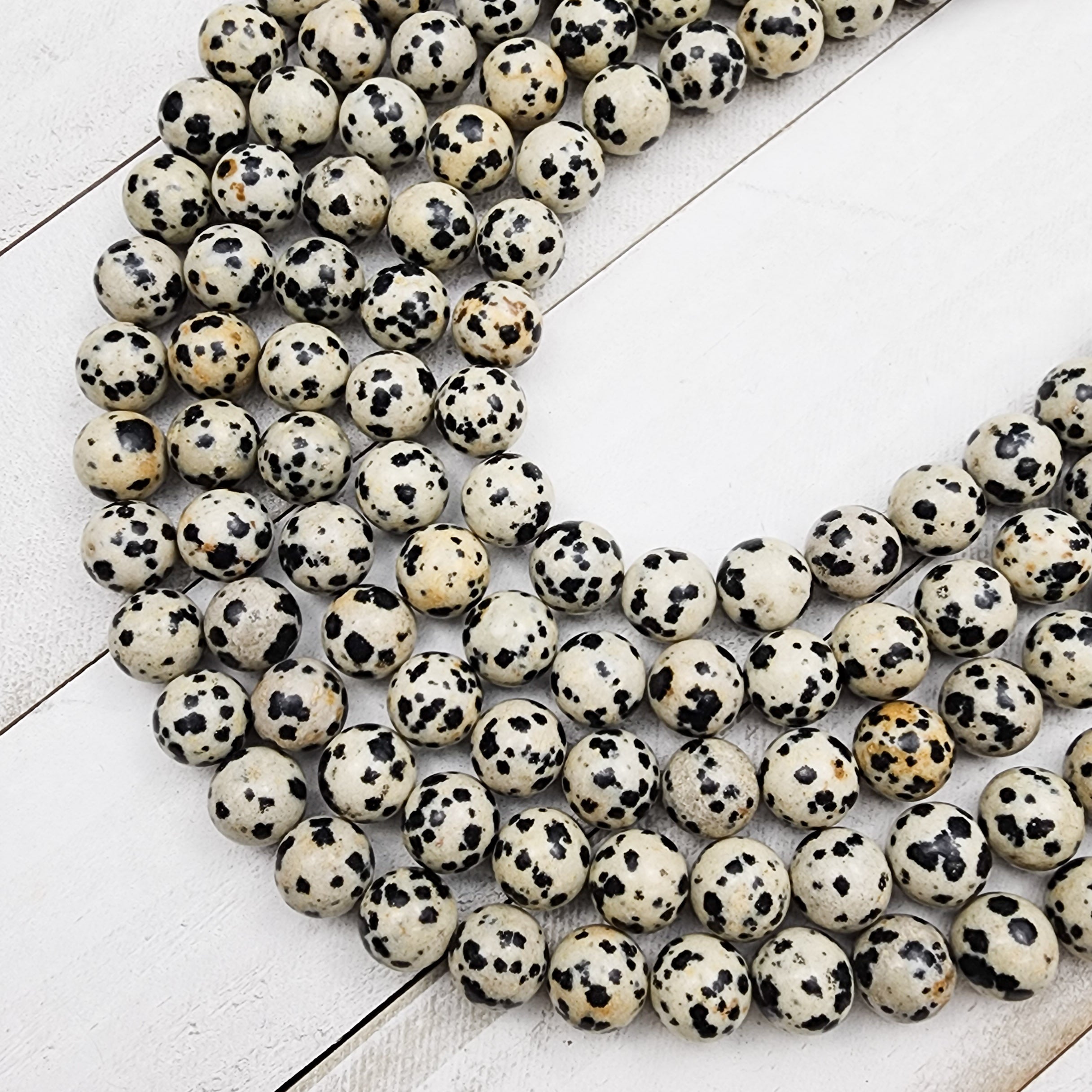 6mm Dalmatian Jasper Bead Strand