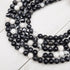 6mm Black and White Zebra Jasper Bead Strand Q8