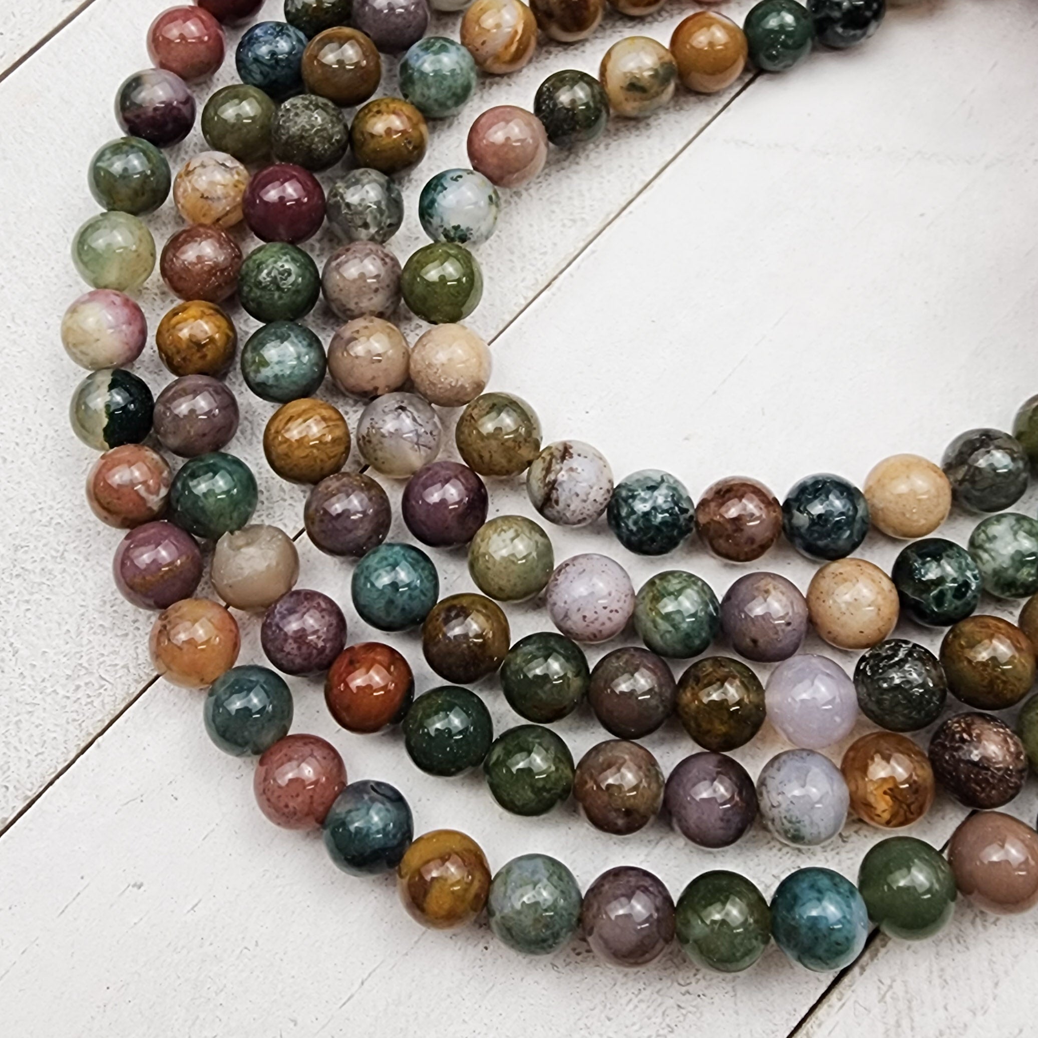 6mm Indian Agate Bead Strand