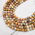 6mm Crazy Lace Agate Bead Strand