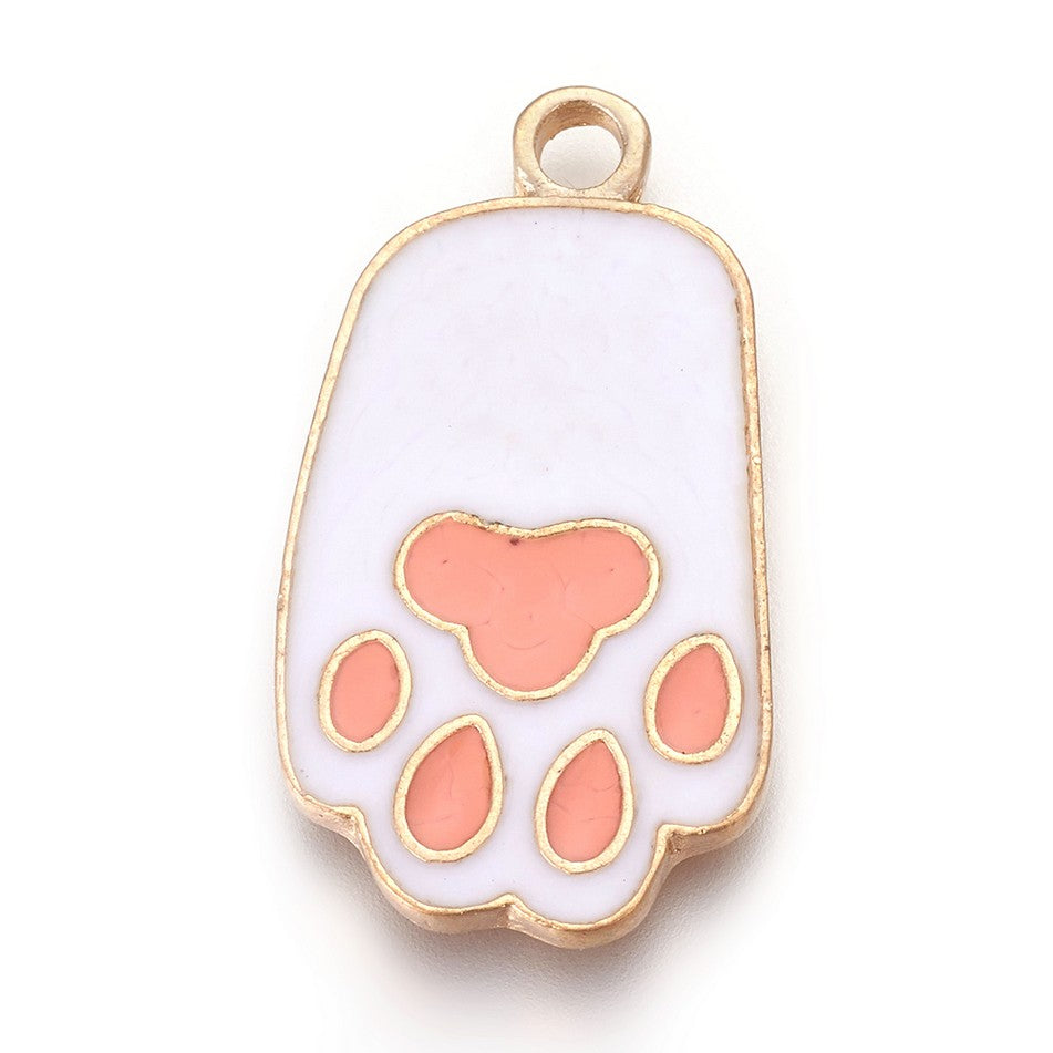 26mm Gold Cat Paw Charm - N2 Easter